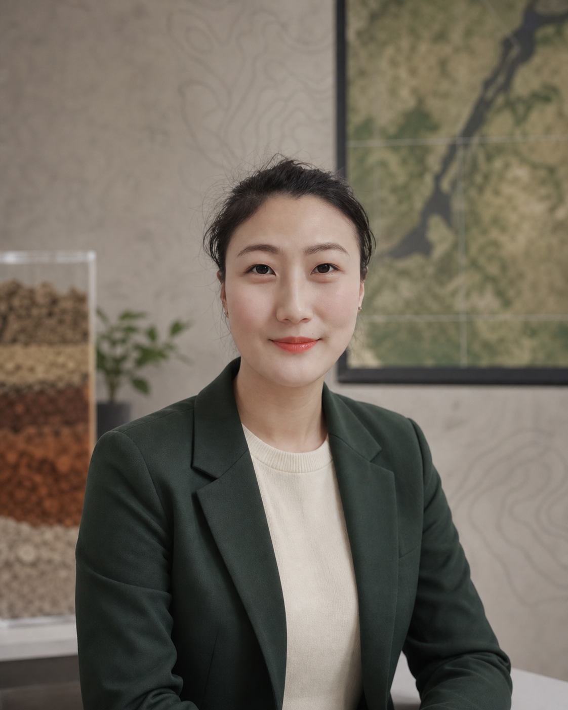 聂教授的专业团队肖像